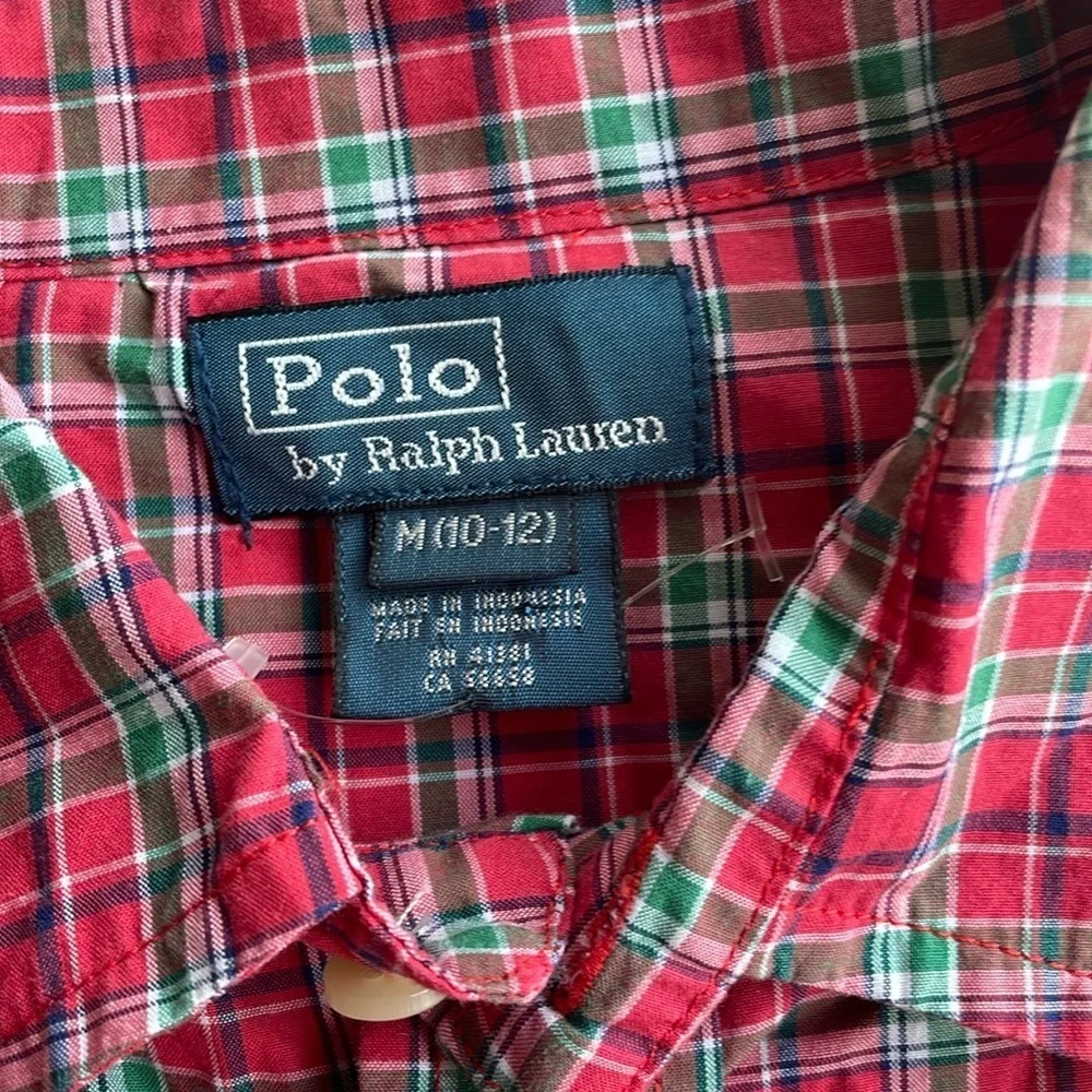 Like New Ralph Lauren boys shirt M(10-12)